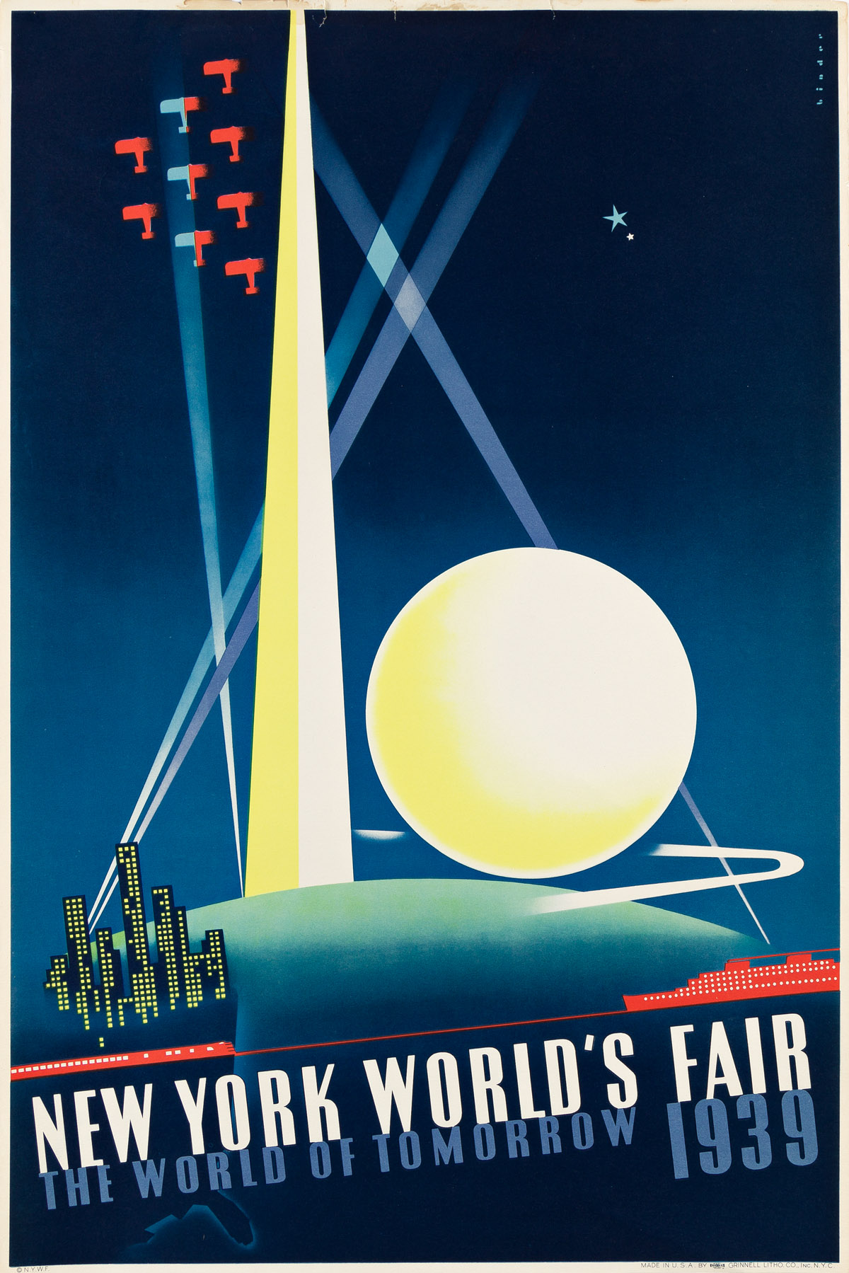 JOSEPH BINDER (1898-1972) New York Worlds Fair.